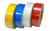 Светоотражающая лента, ширина 10 см (белая, красная, жёлтая)