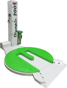 Паллетоупаковщик Olympic 200 с Е-образной платформой  (Россия). Паллетоупаковщик Olympic 200 с Е-образной платформой  (Россия).