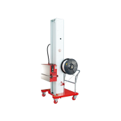 Полуавтоматическая мобильная стреппинг машина ТР-202MH Mini Hori для горизонтальной обвязки паллетов Полуавтоматическая мобильная стреппинг машина ТР-202MH Mini Hori для горизонтальной обвязки паллетов