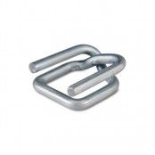 Металлическая пряжка для скрепления кордовой (бандажной) ленты  Металлическая пряжка для скрепления кордовой (бандажной) ленты